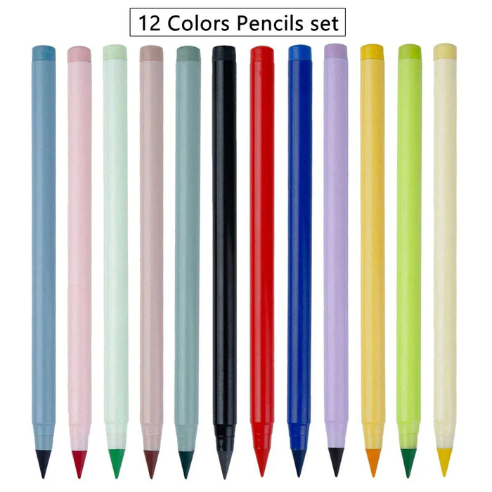 12 Colour Pencil Set Drawing Refills