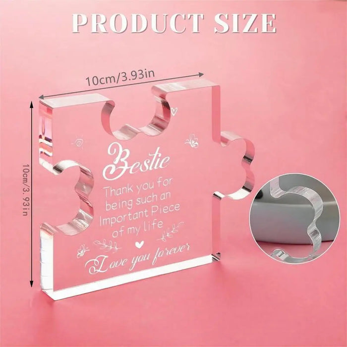 Best Friend Puzzle Decoration Perfect Gift For Women's Bff