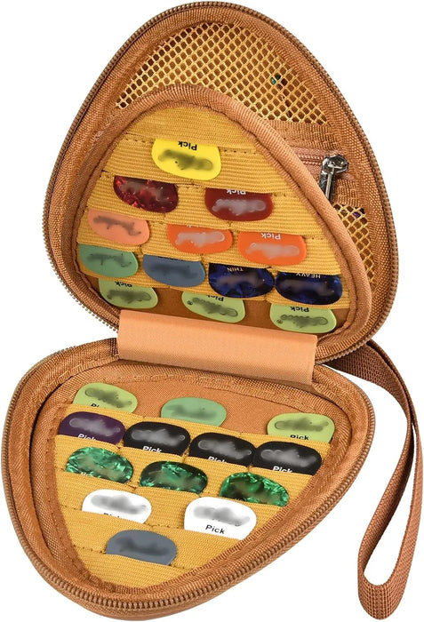 Acoustic/Electric Guitar Picks Holder Case Holds Pack Of 39S Variety Pack Storage Pouch