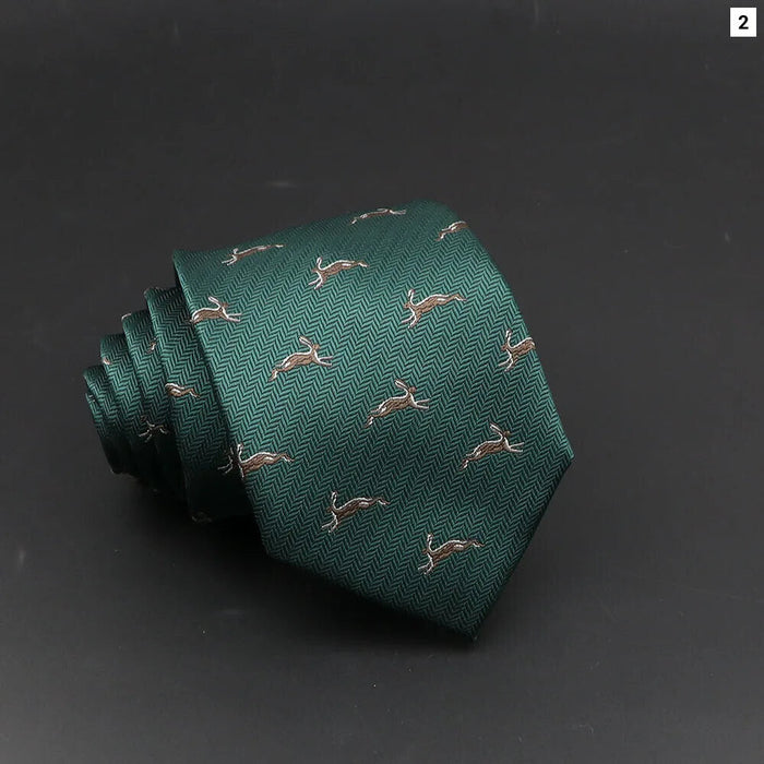 Cartoon Animal Tie For Weddings And Parties