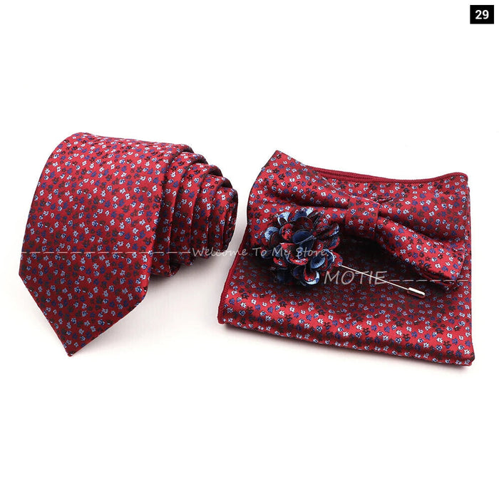 Classic Plant Tie Set For Weddings And Daily Wear