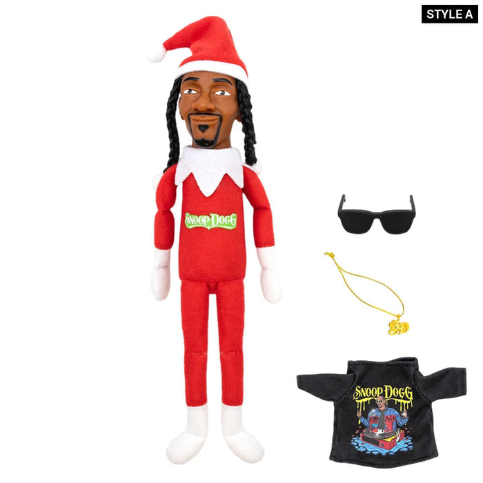 Snoop On a Stoop Christmas Plush Elf Doll