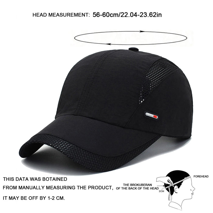 Breathable Baseball Cap / Hat For Outdoor Activities