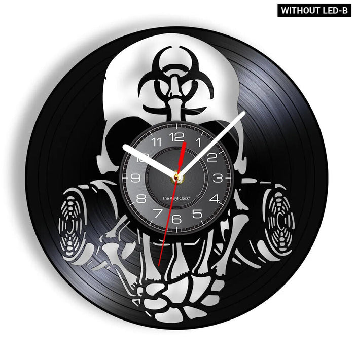 Day Of The Dead Vinyl Record Wall Clock