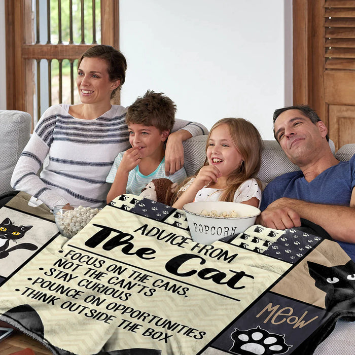 Cat Fleece Blanket