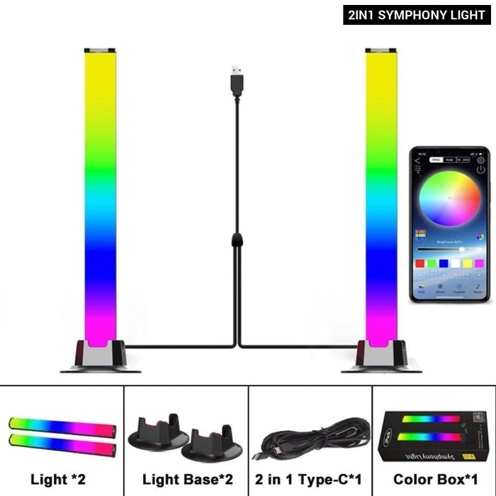 Smart Rgb Symphony Sound Control Led Light Music Rhythm