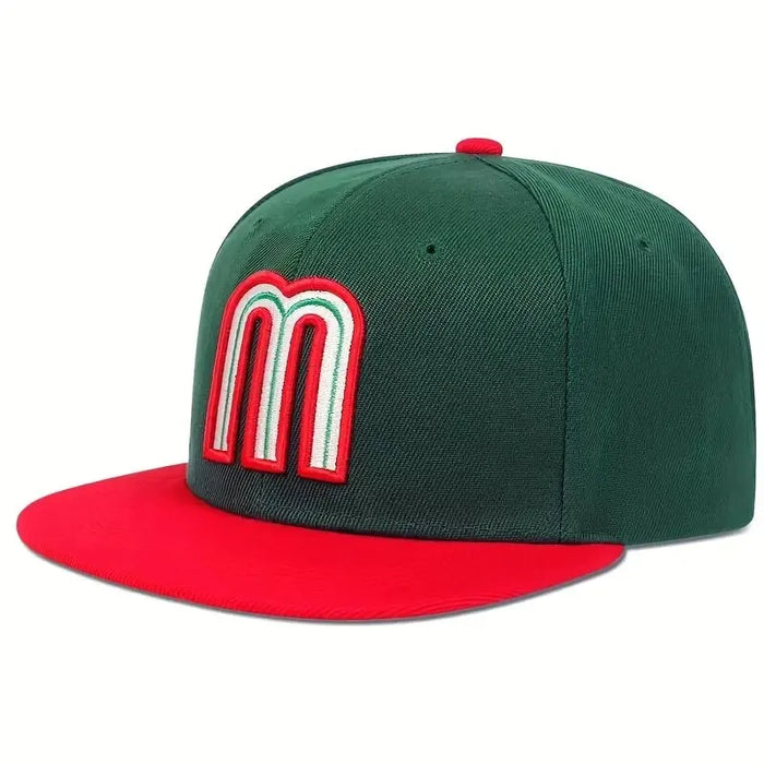 Adjustable M Letter Embroidery Baseball Cap / Hat