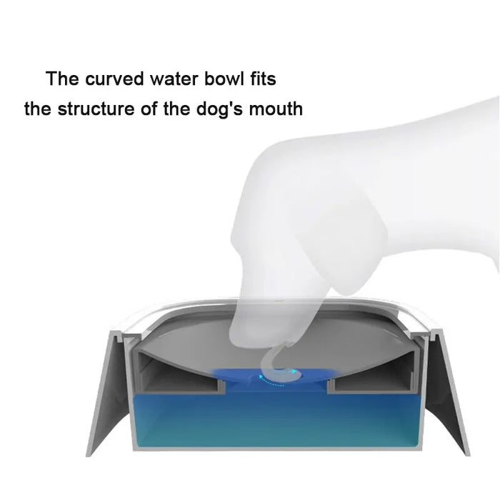 Pet Water Bowl With Anti Overflow Design