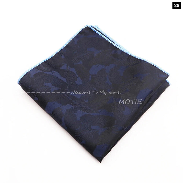 Mens Plant Pattern Handkerchiefs For Weddings And Daily Wear