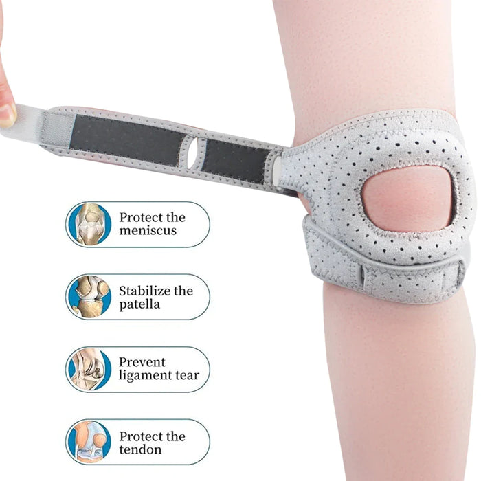 1Pc Patella Knee Strap With Gel Pad For Knee Pain Arthritis Tendonitis