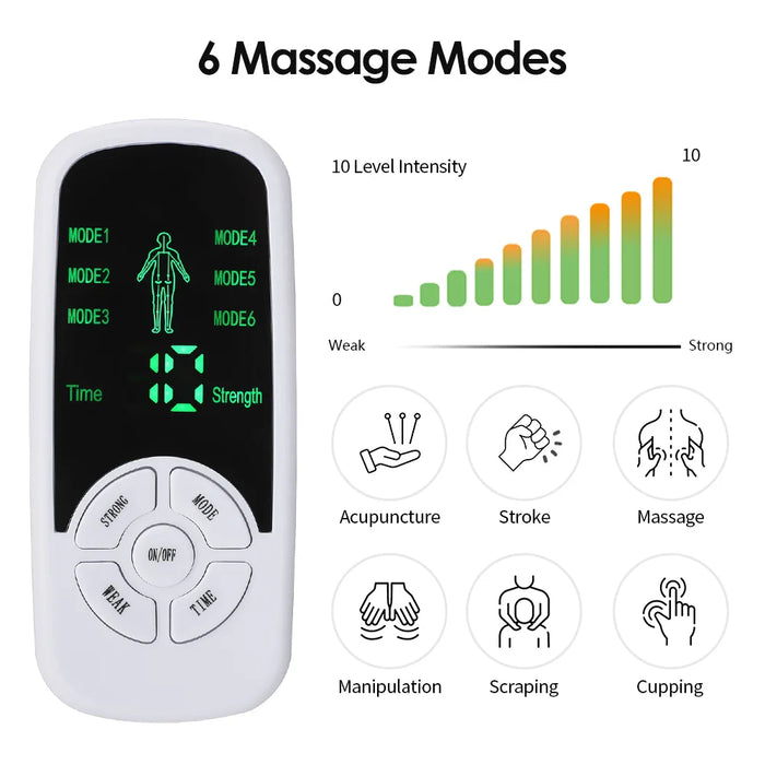 6 Mode Electric Muscle Stimulator For Slimming