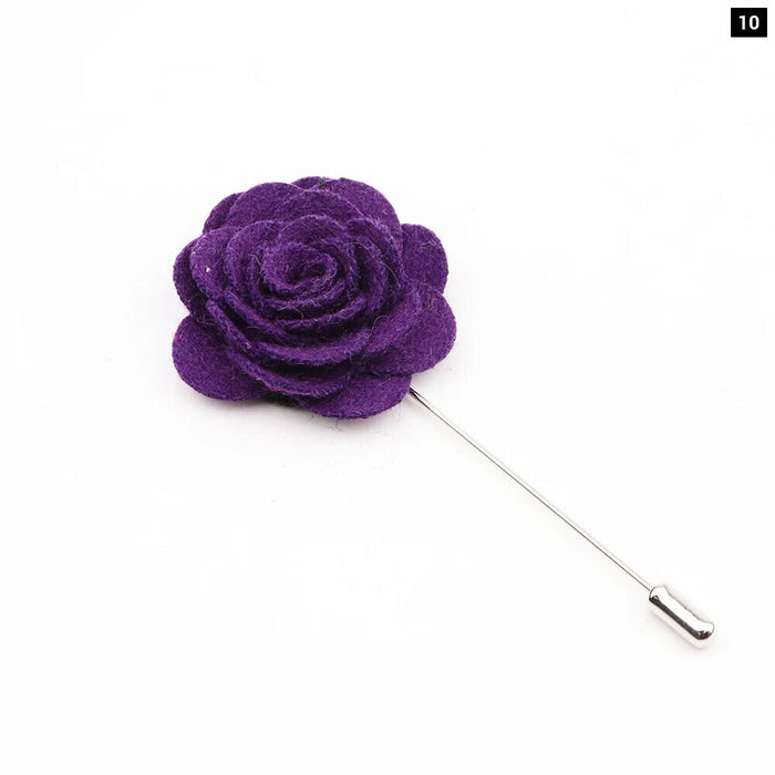 Handmade Romantic Flower Brooch 34 Colours