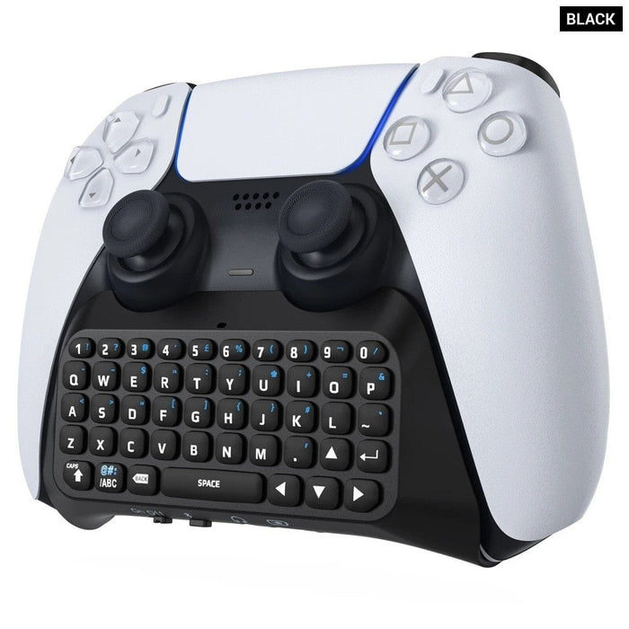 Bluetooth Wireless Mini Keyboard Chatpad for Playstation 5 Controller