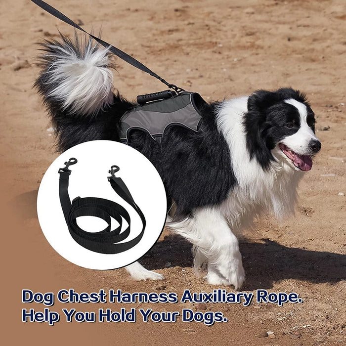 Tactical Dog Harness Leash Set No Pull Reflective Easy Control