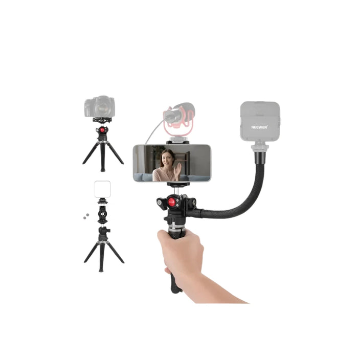 Flexible Mini Tripod For Vlogging & Filming Phone & Action Camera Compatible