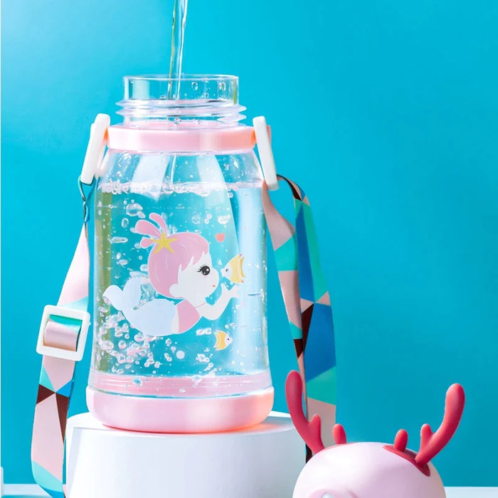 Cartoon Antler Sippy Cup