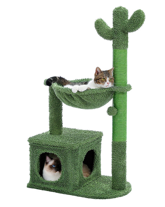 Large Cactus Cat Tree Hammock Scratching Post