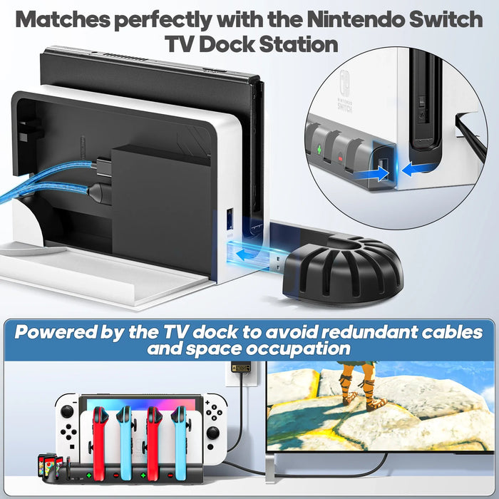 Switch Controller Charging Station For Nintendo Switch Oled Joycons