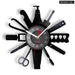 Beauty Store Wall Clock Manicure Design