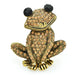 Vintage Frog Brooch 4 Colours Cartoon Animal Pin