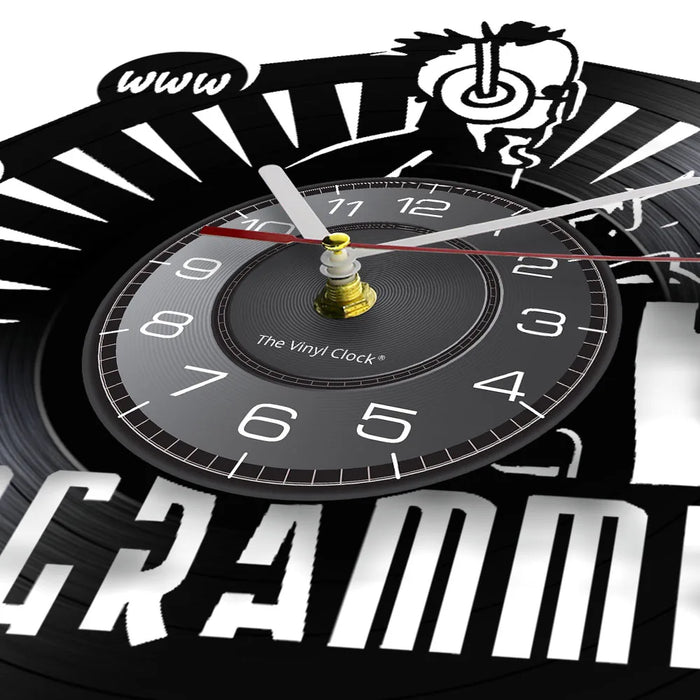 Geeky Programmer Vinyl Record Clock