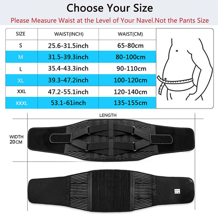 Breathable Back Brace Support Belt Ffor Men Woman