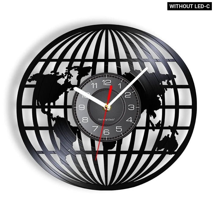 Modern 3D Earth Wall Clock