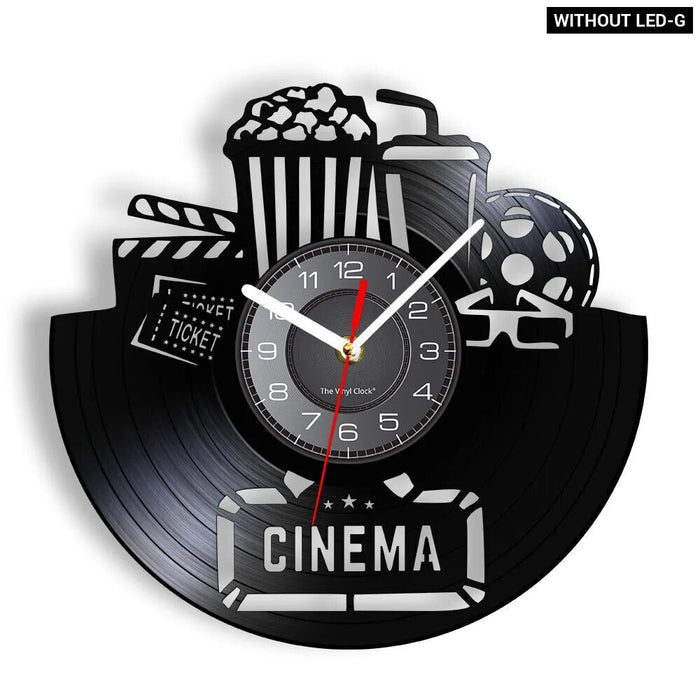 Retro Film Lovers Wall Clock