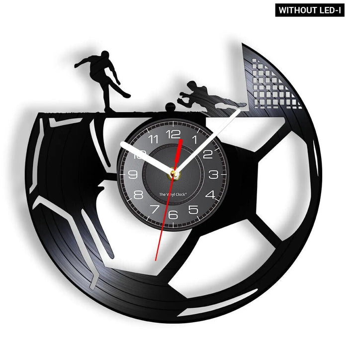 Football Vinyl Record Wall Clock