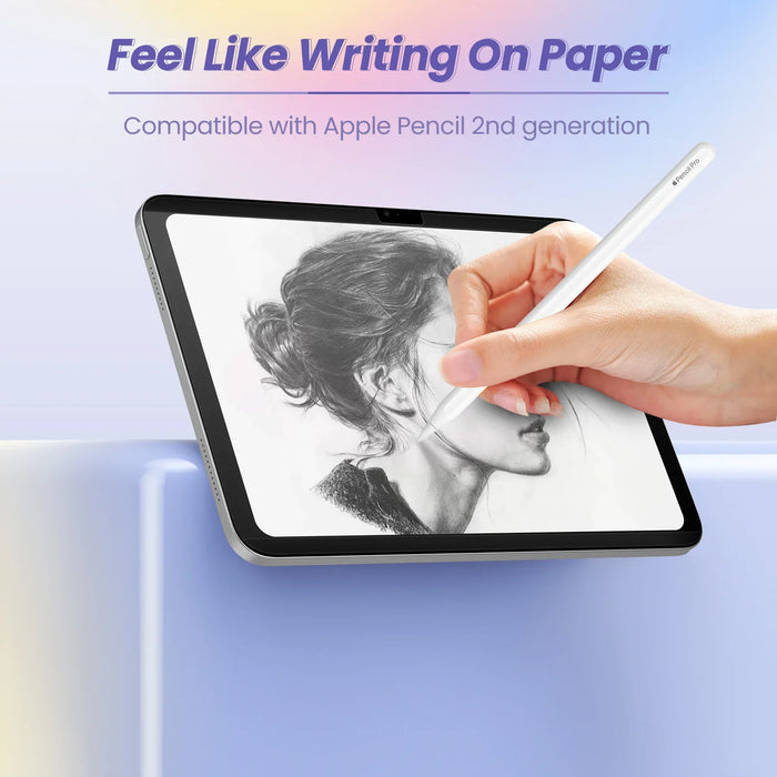 For Ipad Pro 11 Inch 2024 M4 5Th Gen Detachable & Reusable Magnetic Paper Screen Protector