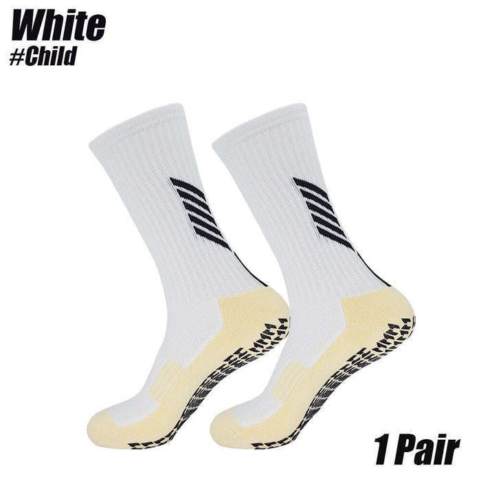 1 Pair Non-skid Anti-slip Athletic Sock With Grips For Yoga Gym