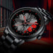 Fashion Mens Car Wheel Watches Luxury Men Sports Waterproof