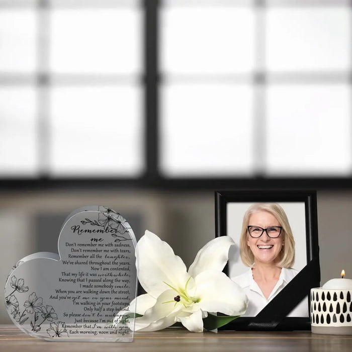 Acrylic Memorial Decor For Loss Of Loved Ones