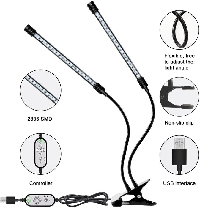 Usb Led Grow Light Full Spectrum For Indoor Plants