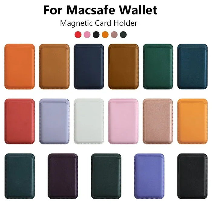 Premium Magnetic Leather Wallet Case For Iphone