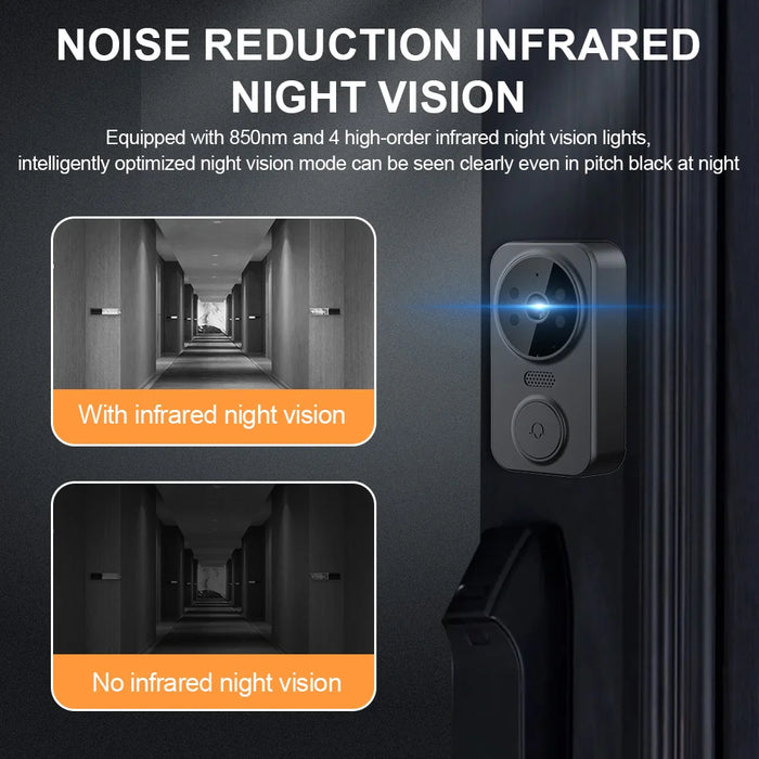 4.3 Inch Lcd Wireless Doorbell Camera With Night Vision