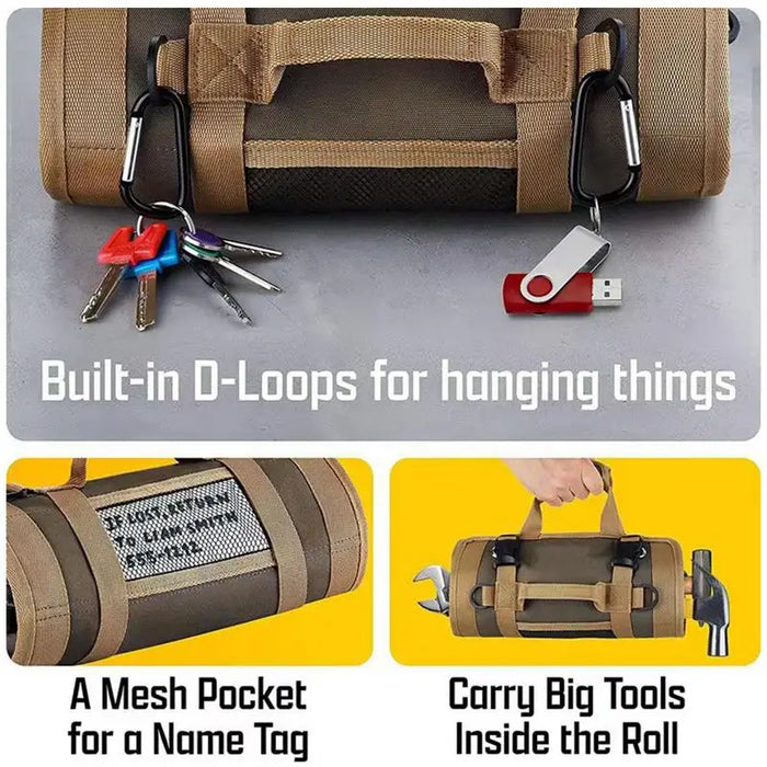 Portable Multi Pocket Tool Bag For Hardware Professionals