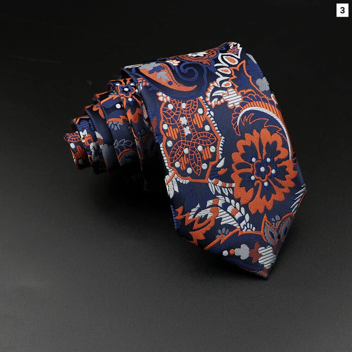 Classic Paisley Tie Luxury Business And Wedding Accessory