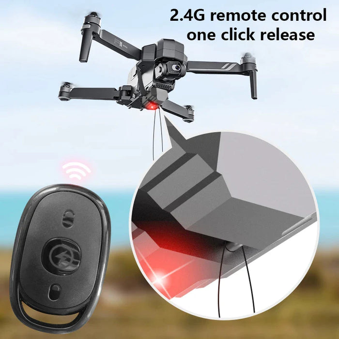 Drone Universaldropping System Payload Delivery Thrower Air Dropper Device For Dji Mini 3 Pro Mavic Air 2 2S Fimi X8 Accessories