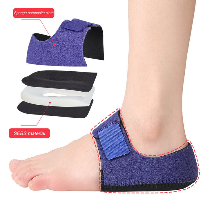 1Pair Heel Cushion Gel Cups or Aching Feet Tendinitis Bone Spur