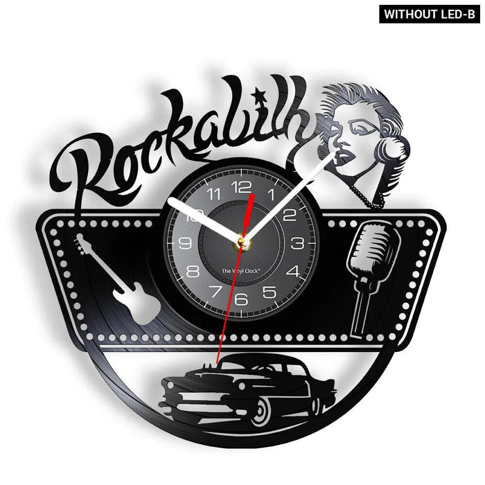 Retro Vinyl Record Wall Clock