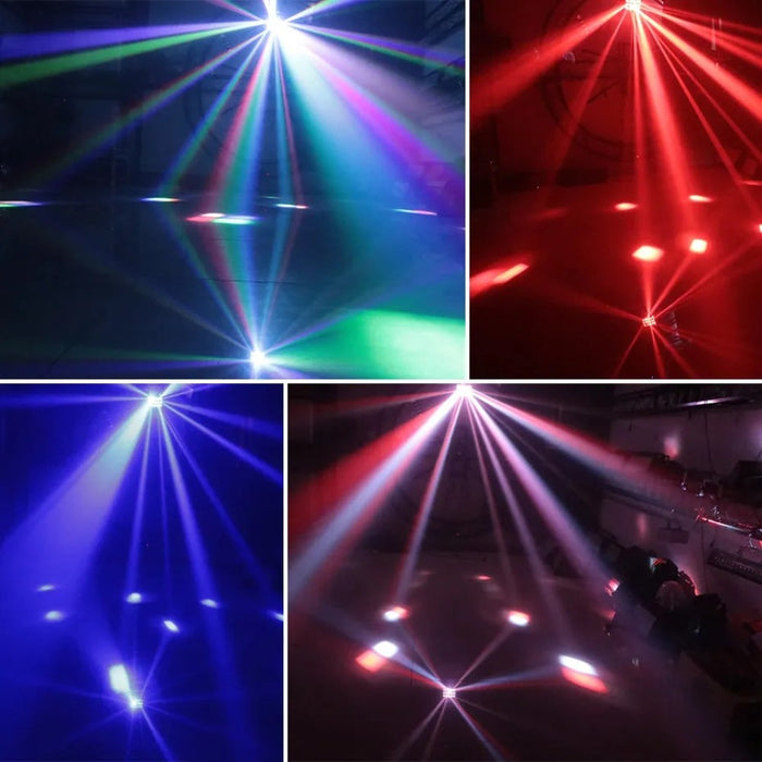 Remote Control DMX RGBW LED Laser Strobe Disco DJ Beam Spot Stage Lighting Effect Party Dance Club Wedding Butterfly Light