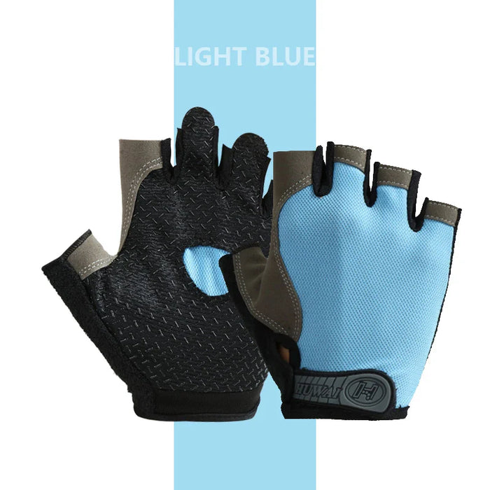 Breathable Half Finger Cycling Gloves For Fitness Training