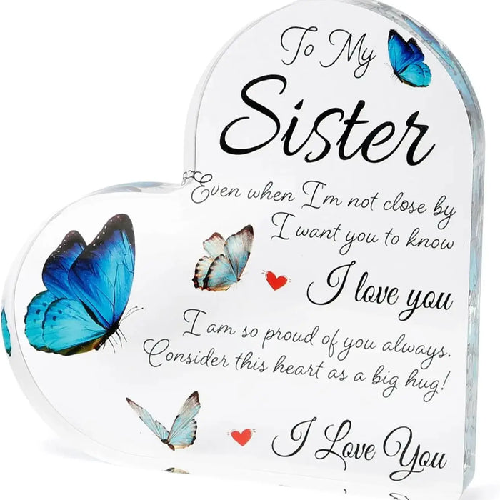 Sister Birthday Gift Funny Bestie Ornament