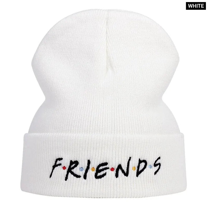 Friend Embroidered Beanie / Hat For Autumn / Winter