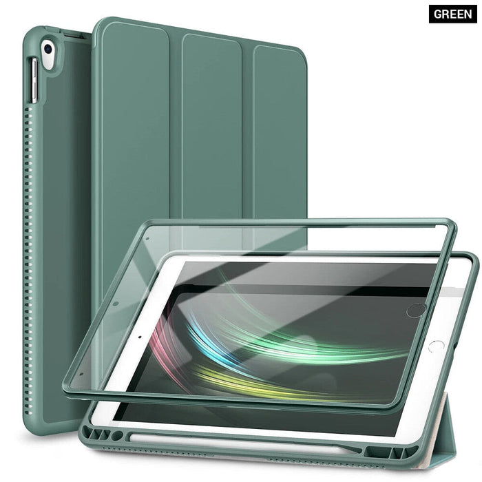 Marble Trifold Case For Ipad Air 3/Pro 10.5 With Screen Protector And Pen Holder