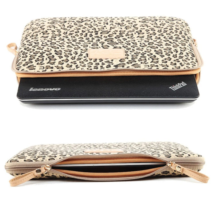 For Macbook Air Pro Womens 12,13.3,14,15.6 Inch Leopard