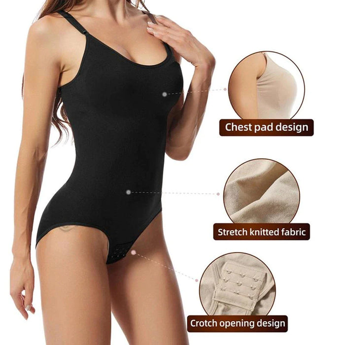 1Pcs Full Body Tummy Control Seamless Shapewear Jumpsuits For Women