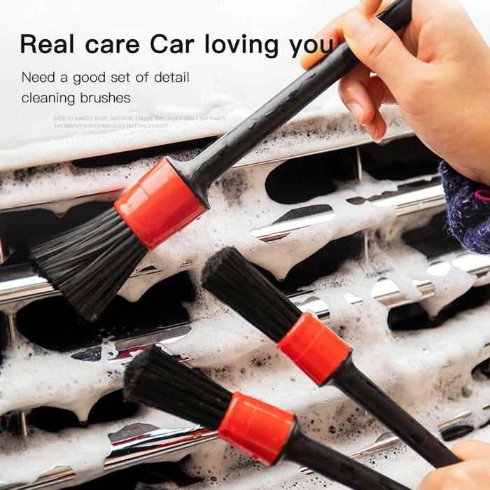 Car Wash Brush Detail Small Automotive Interior Cleaning Tools Air Conditioner Air Outlet Cleaning Brush