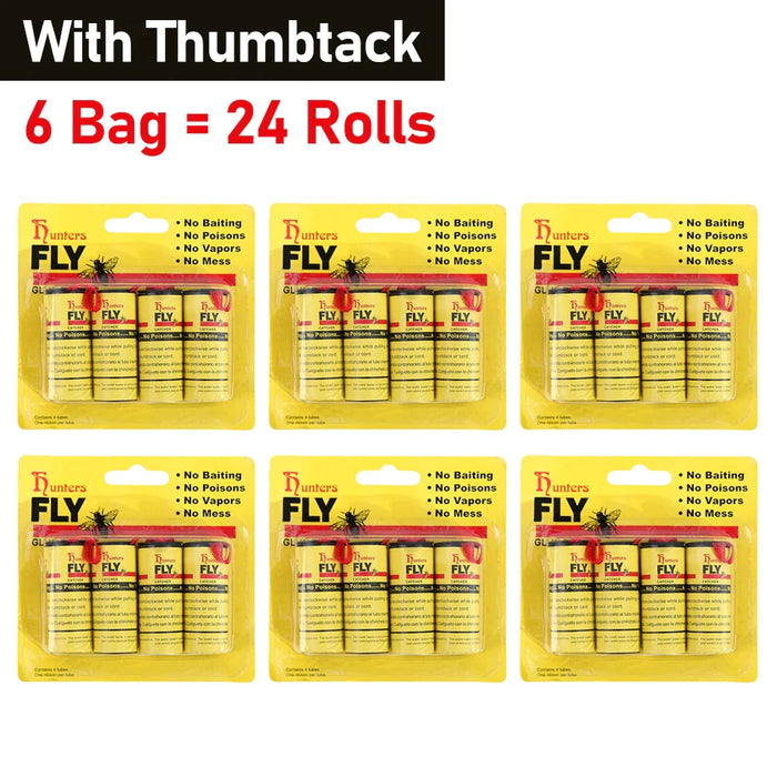 40 Rolls Fly Sticky Paper For Insect Control